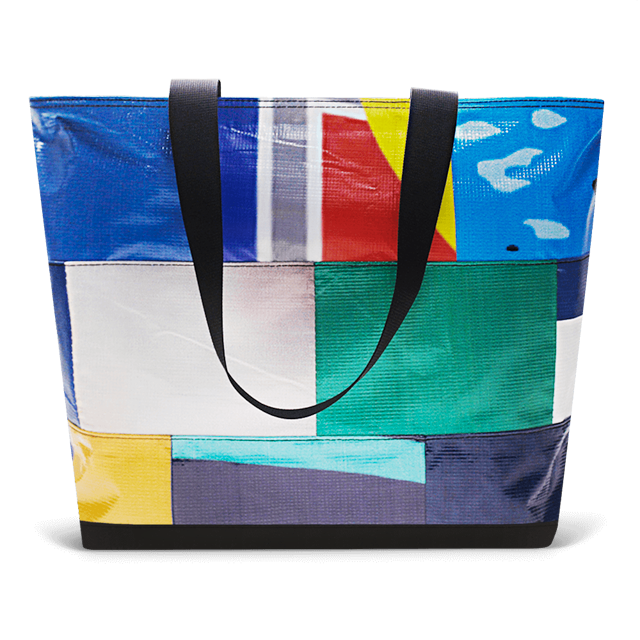 Patchwork Zippered Blake Tote