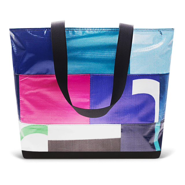 Patchwork Zippered Blake Tote