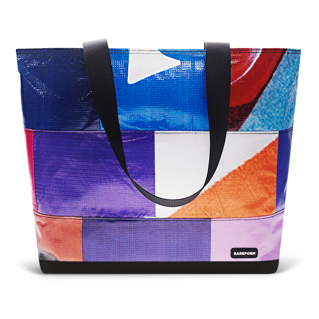 Patchwork Zippered Blake Tote
