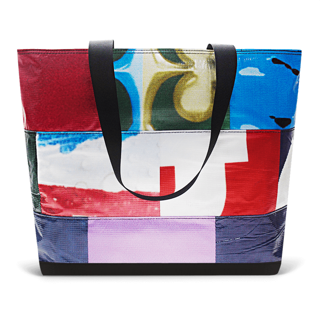Patchwork Zippered Blake Tote