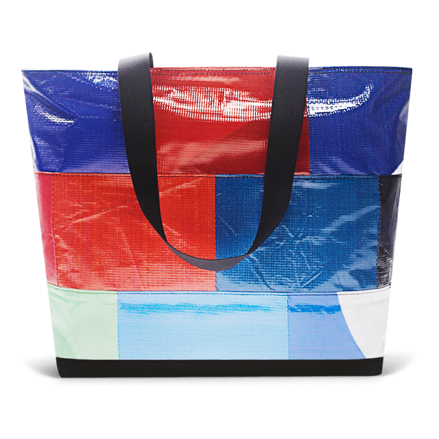 Patchwork Zippered Blake Tote