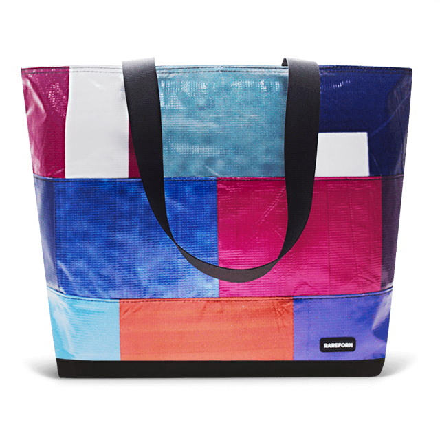 Patchwork Zippered Blake Tote