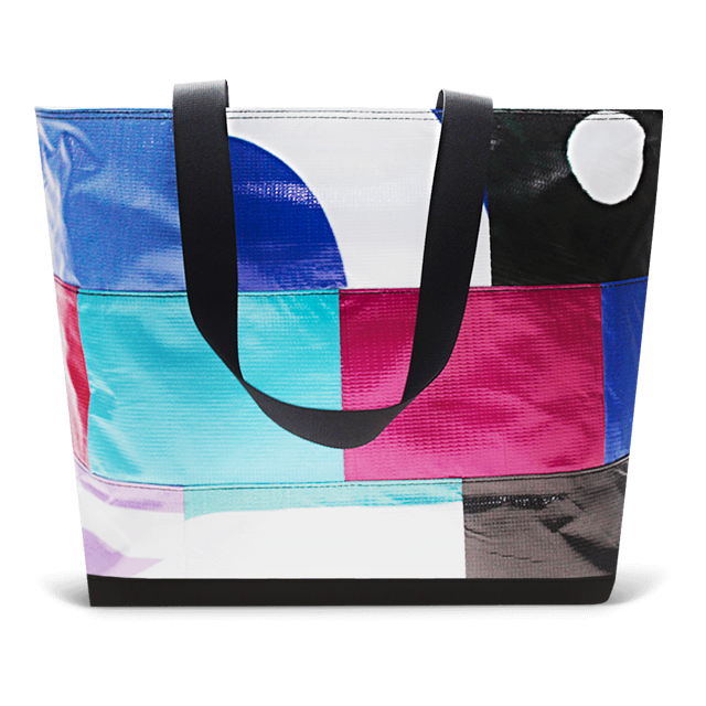 Patchwork Zippered Blake Tote