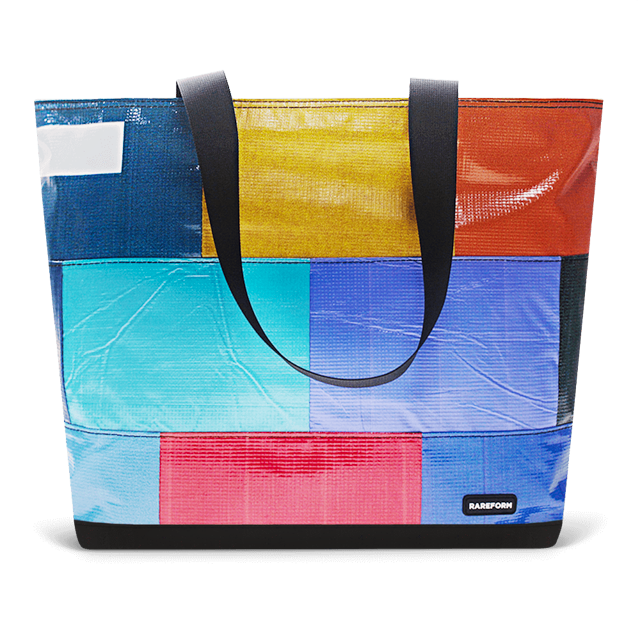 Patchwork Zippered Blake Tote