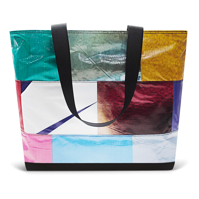 Patchwork Zippered Blake Tote