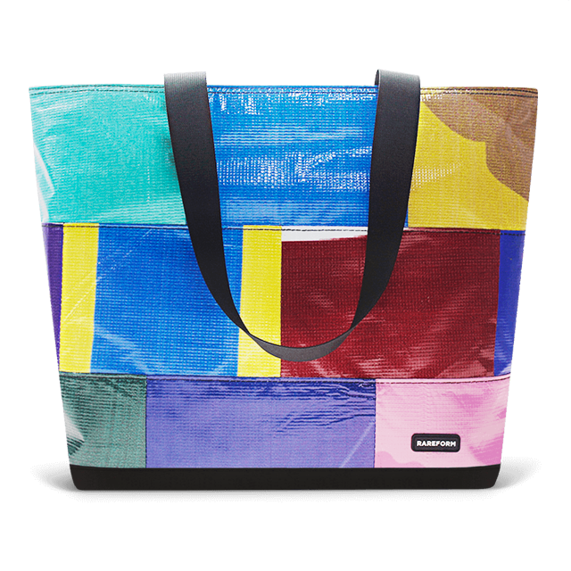 Patchwork Zippered Blake Tote