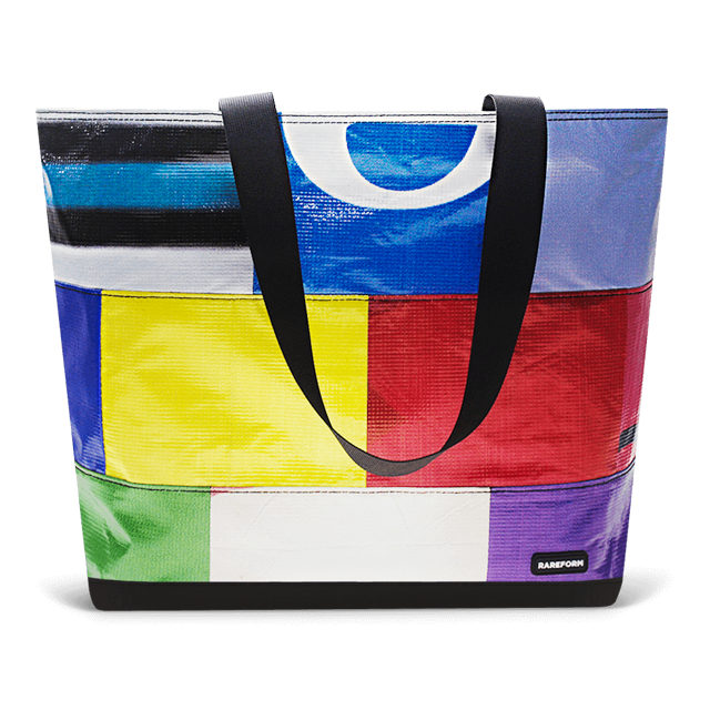 Patchwork Zippered Blake Tote