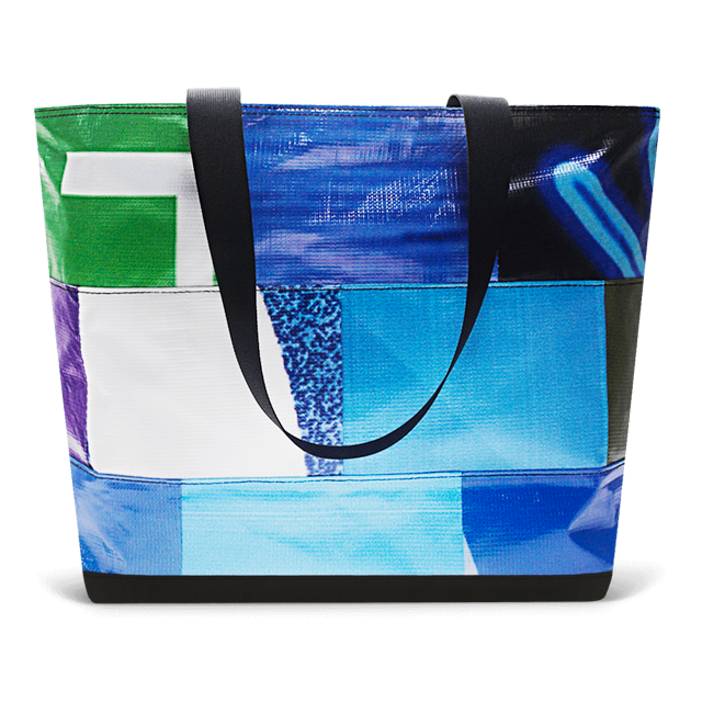 Patchwork Zippered Blake Tote