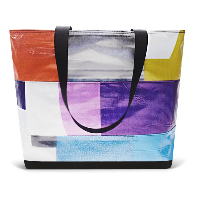 Patchwork Zippered Blake Tote