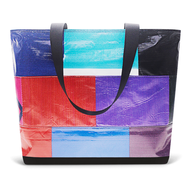 Patchwork Zippered Blake Tote