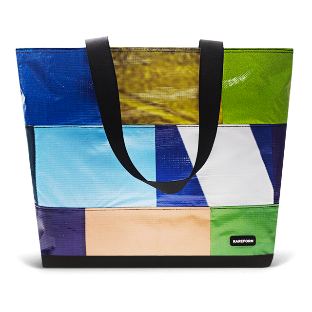 Patchwork Zippered Blake Tote