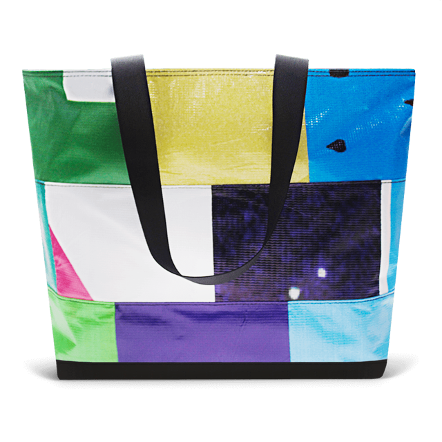 Patchwork Zippered Blake Tote