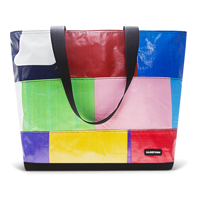 Patchwork Zippered Blake Tote