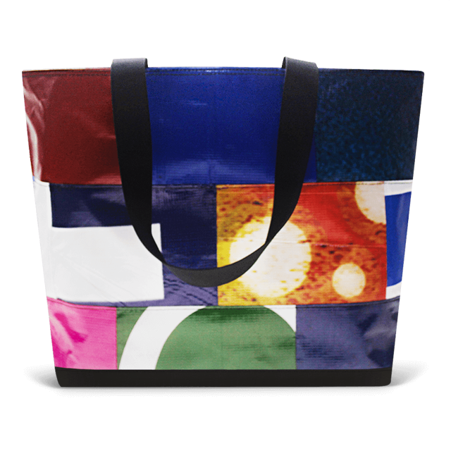 Patchwork Zippered Blake Tote