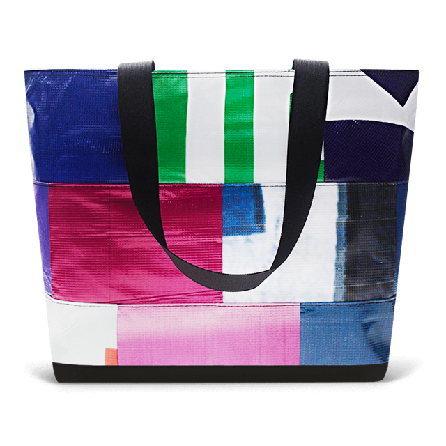 Patchwork Zippered Blake Tote