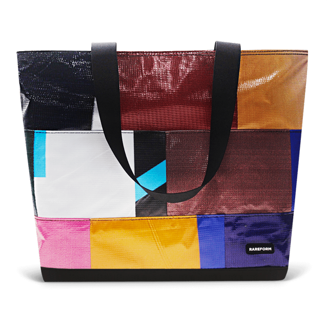 Patchwork Zippered Blake Tote