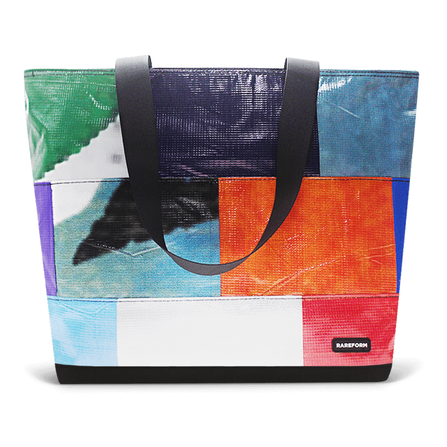 Patchwork Zippered Blake Tote