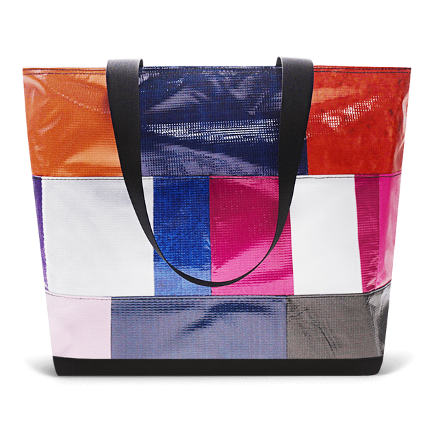 Patchwork Zippered Blake Tote