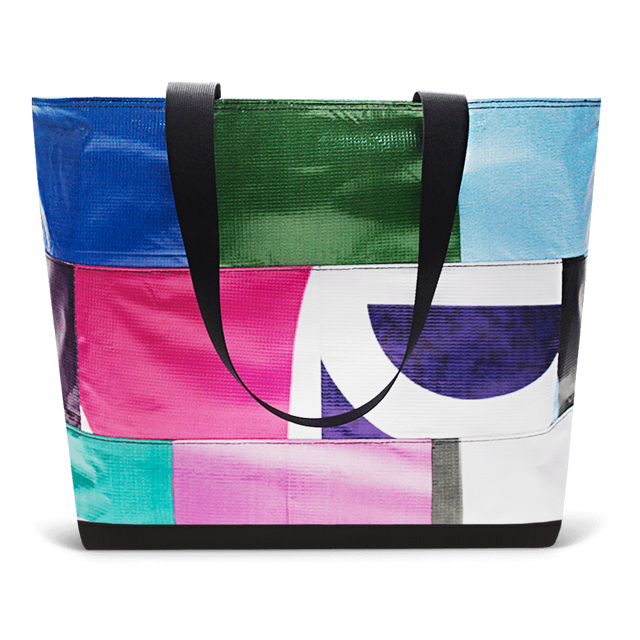 Patchwork Zippered Blake Tote