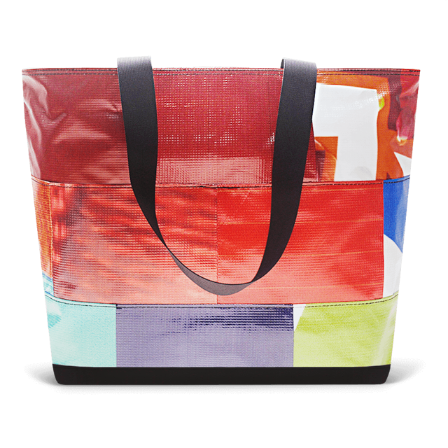 Patchwork Zippered Blake Tote
