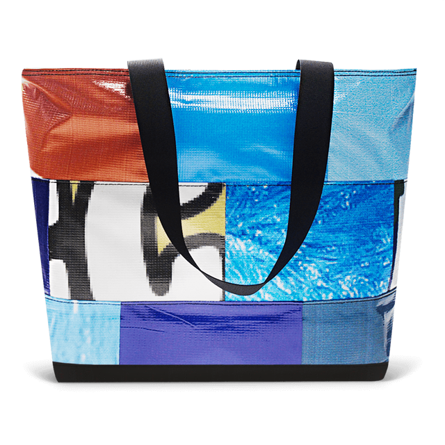 Patchwork Zippered Blake Tote