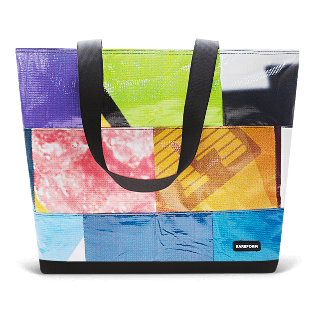 Patchwork Zippered Blake Tote
