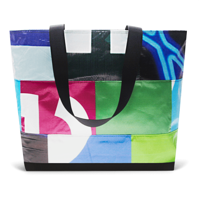 Patchwork Zippered Blake Tote