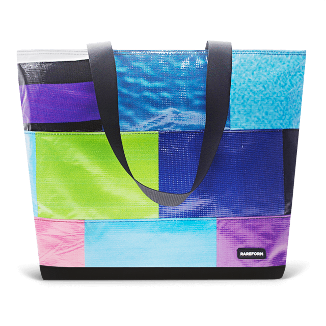 Patchwork Zippered Blake Tote