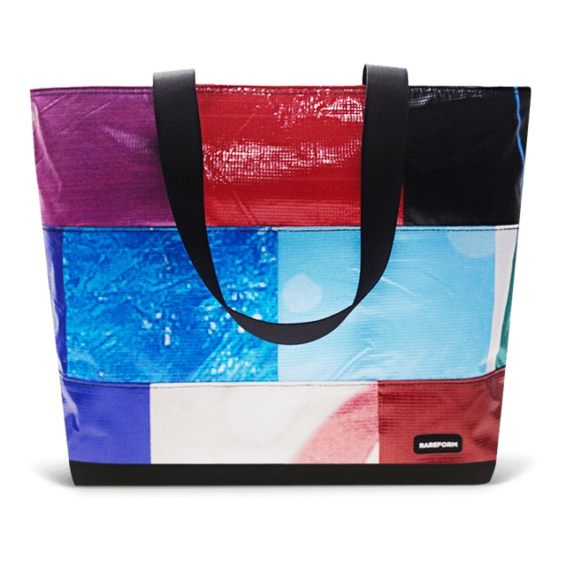 Patchwork Zippered Blake Tote