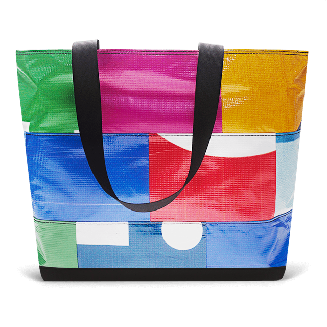 Patchwork Zippered Blake Tote