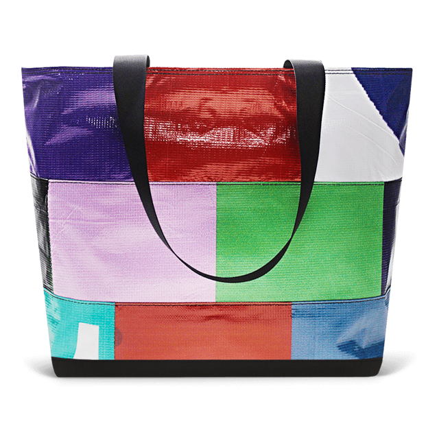 Patchwork Zippered Blake Tote
