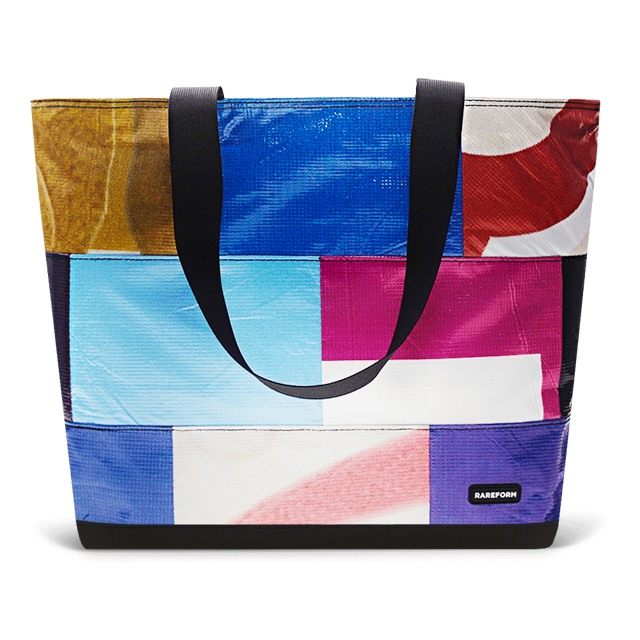 Patchwork Zippered Blake Tote