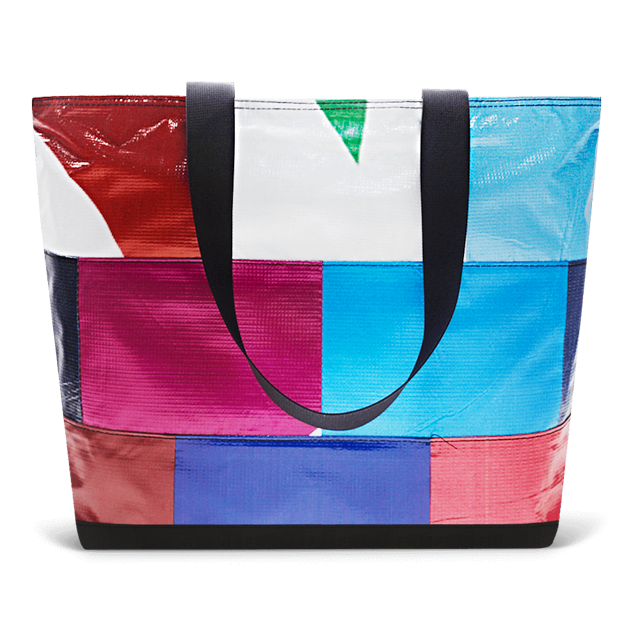 Patchwork Zippered Blake Tote