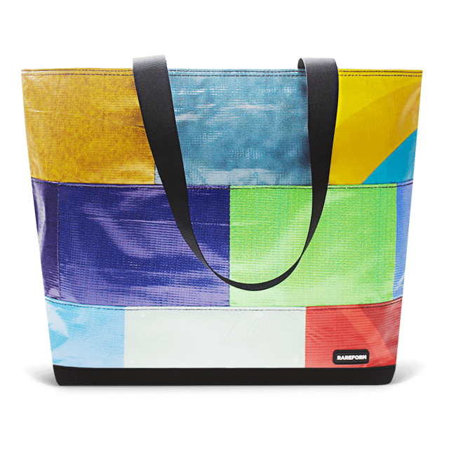 Patchwork Zippered Blake Tote