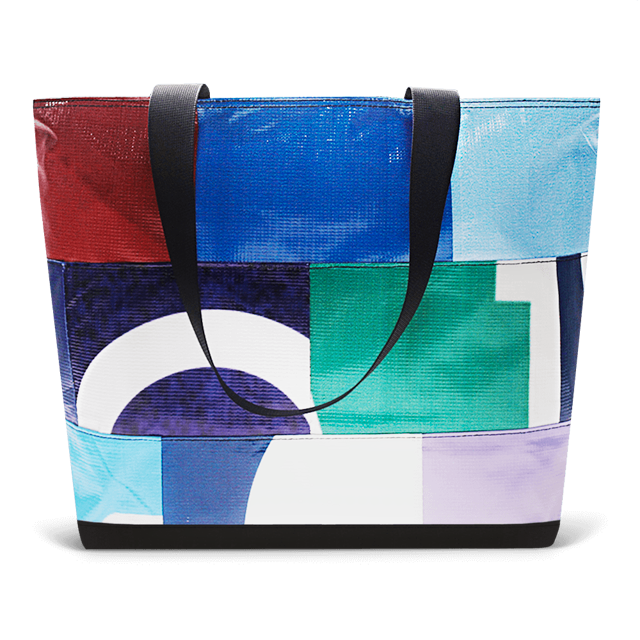 Patchwork Zippered Blake Tote
