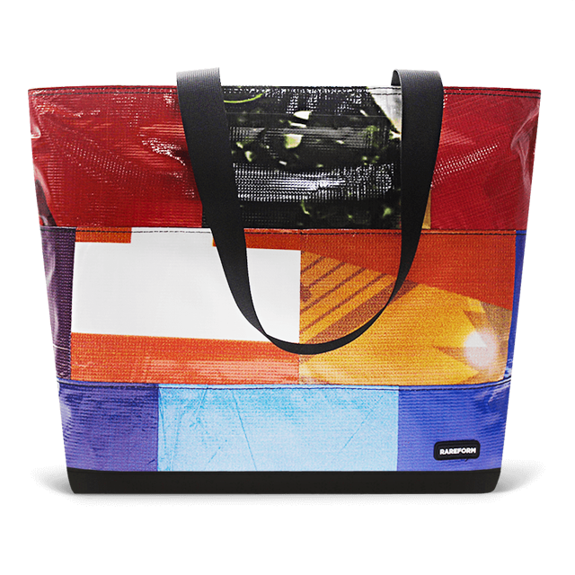 Patchwork Zippered Blake Tote