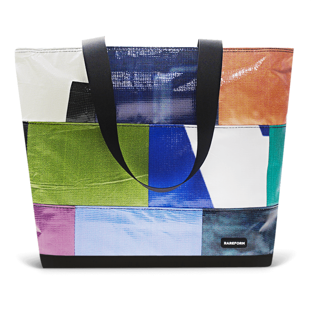 Patchwork Zippered Blake Tote
