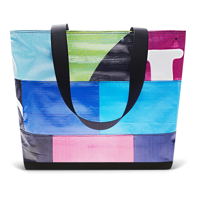 Patchwork Zippered Blake Tote