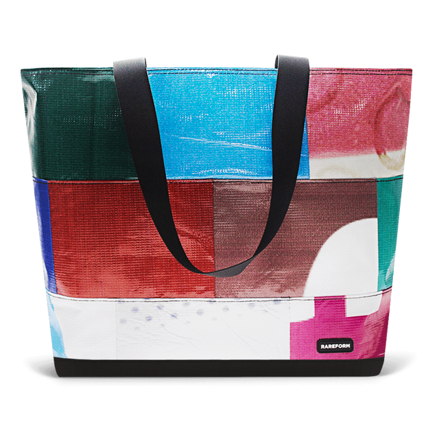 Patchwork Zippered Blake Tote