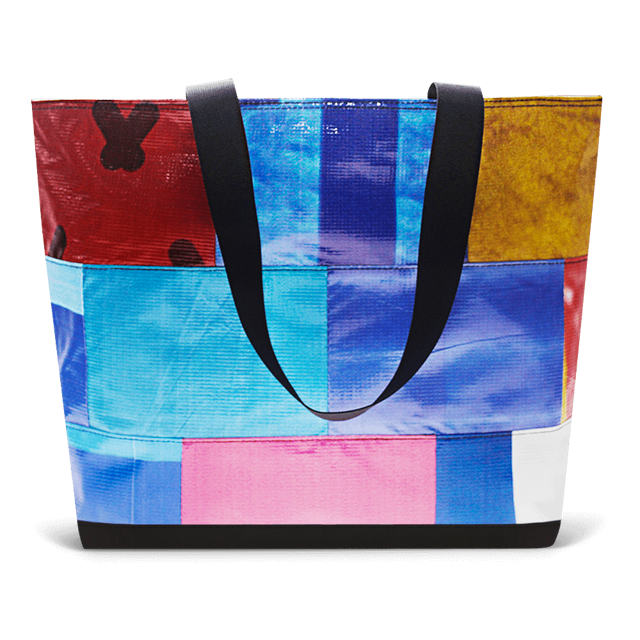 Patchwork Zippered Blake Tote