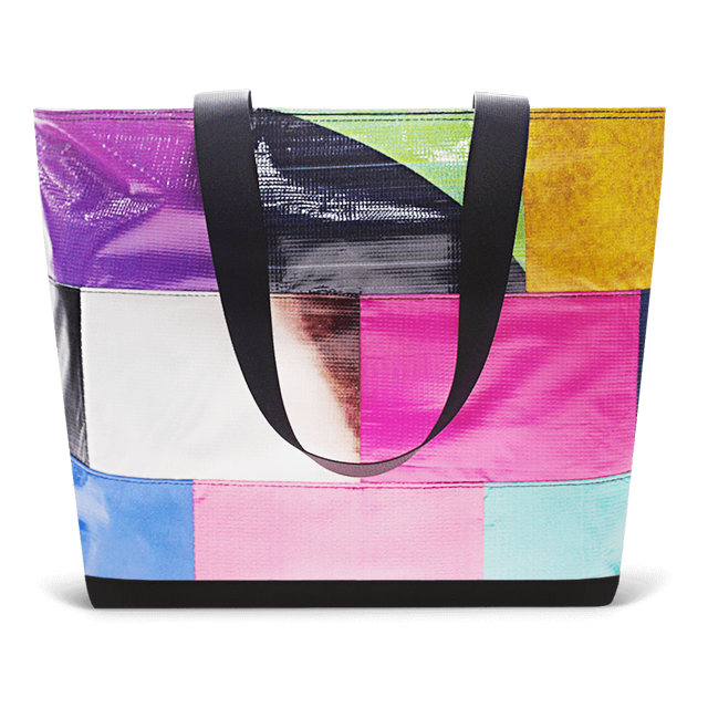 Patchwork Zippered Blake Tote