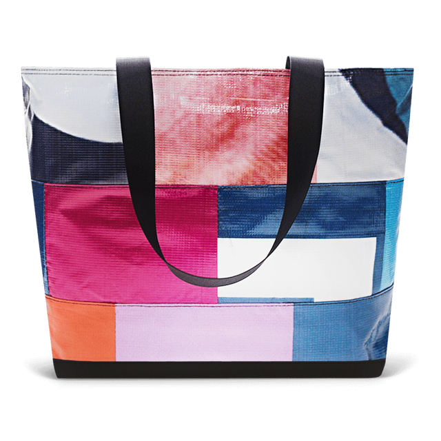Patchwork Zippered Blake Tote