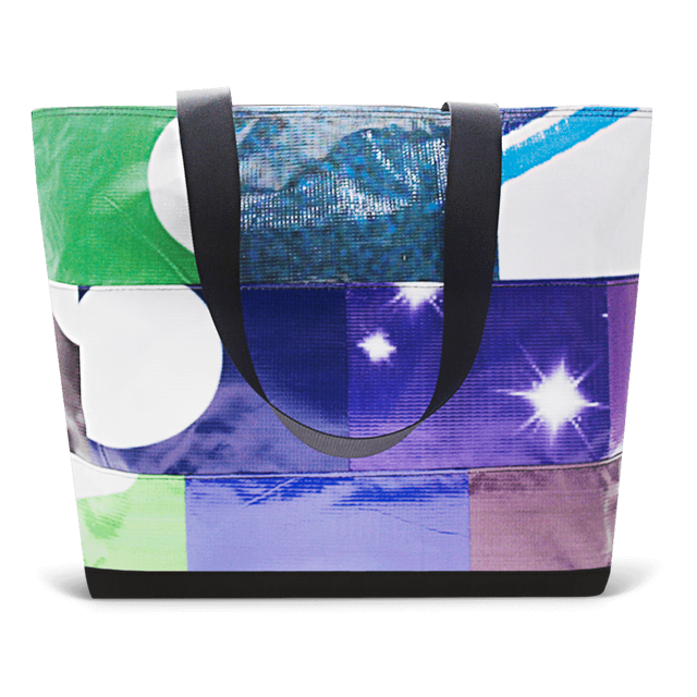 Patchwork Zippered Blake Tote