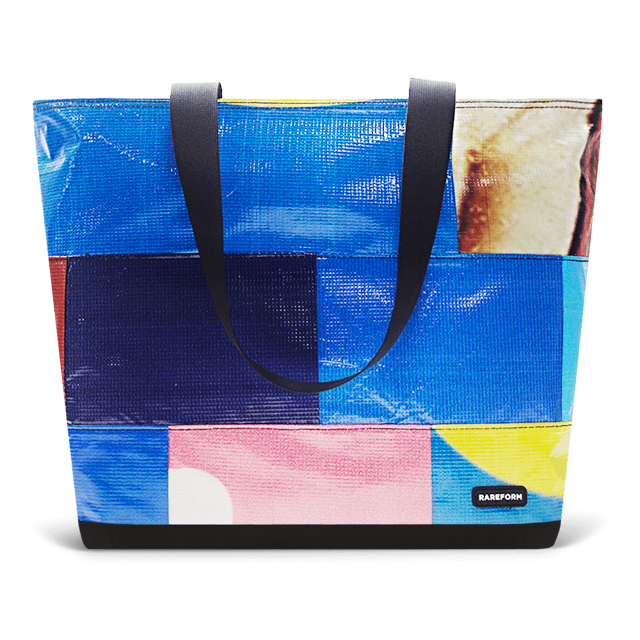 Patchwork Zippered Blake Tote