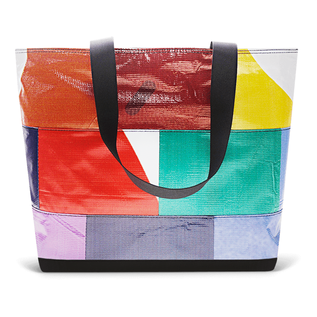 Patchwork Zippered Blake Tote