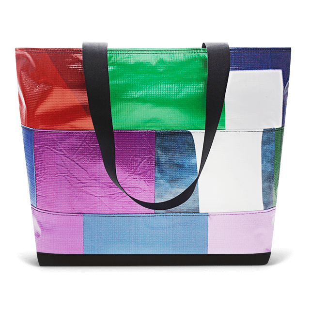 Patchwork Zippered Blake Tote