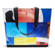 Patchwork Zippered Blake Tote