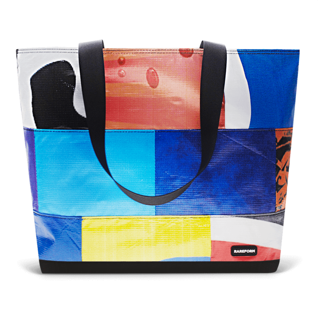 Patchwork Zippered Blake Tote