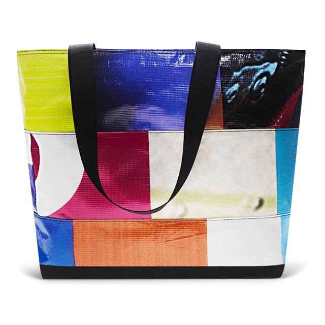 Patchwork Zippered Blake Tote