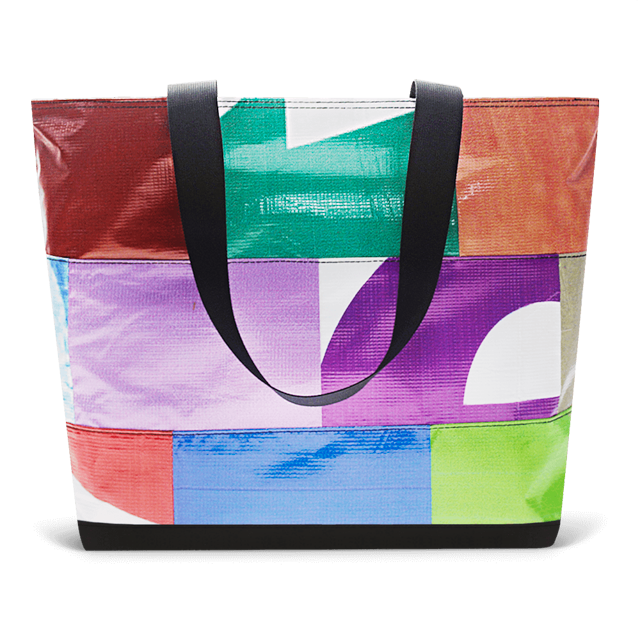 Patchwork Zippered Blake Tote
